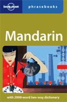 cover of the 6th edition of the Lonely Planet Mandarin phrasebook