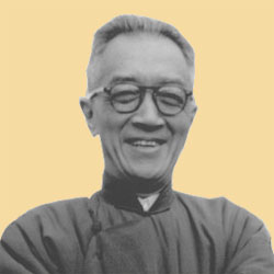 black and white photo of the face of Hu Shih (胡適)