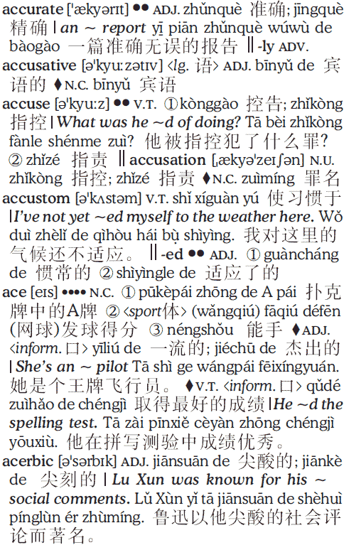 Chinese Dictionary To English Words