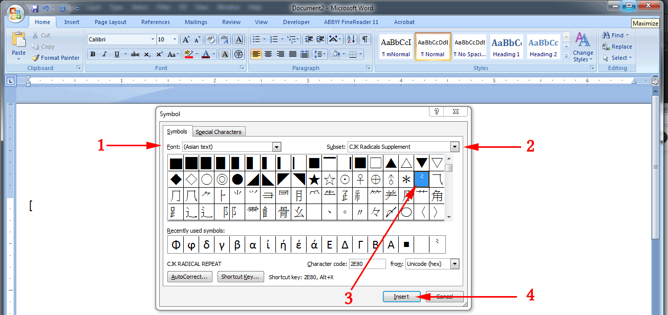 How to find Chinese characters in an MS Word document  Pinyin News